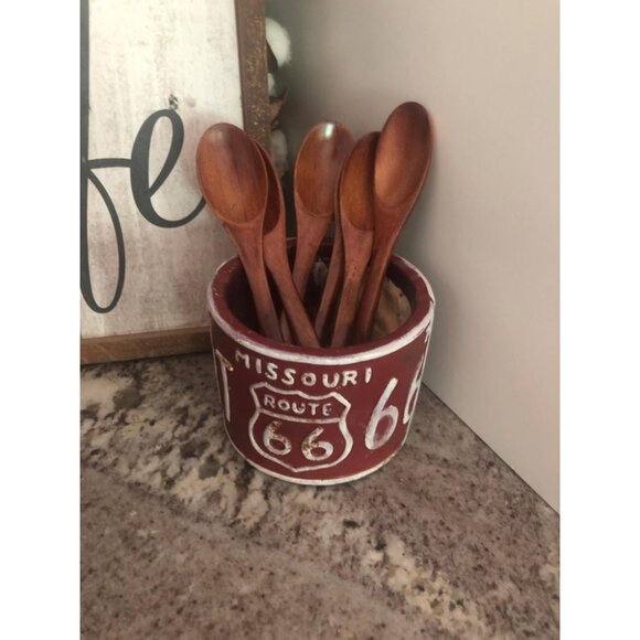 12PCS 5 inches Mini Wooden Salt Spoons Tasting Spoon Wooden Soup Spoon - Picture 2 of 15